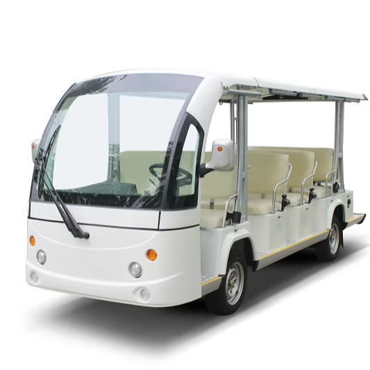 Most Popular Wholesale Sightseeing Electric Bus Lithium-ion Battery Four-wheel Drive Tourist Sightseeing Vehicle